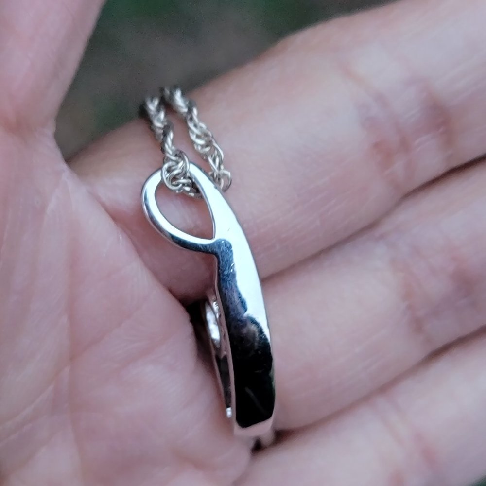 Solid 925 Sterling Silver Classy Elegant Modern D… - image 3